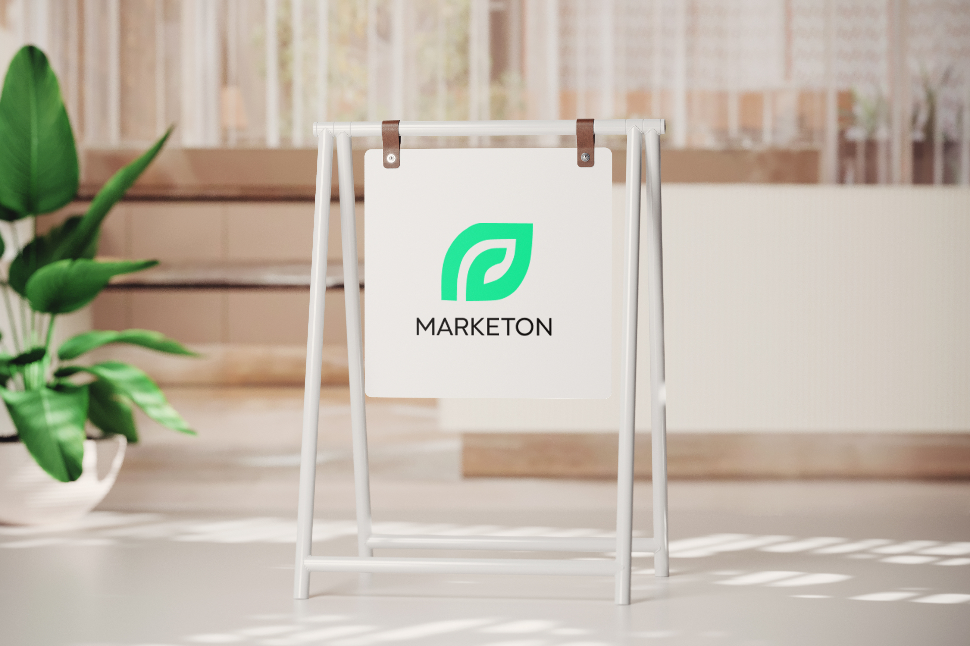 שילוט עמדה למותג MARKETON